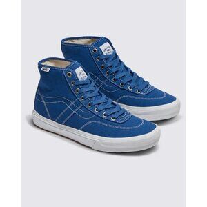 New! Size: 7.5 Men/9 Women | Vans - Crockett High De-Con - Canvas Blue/White